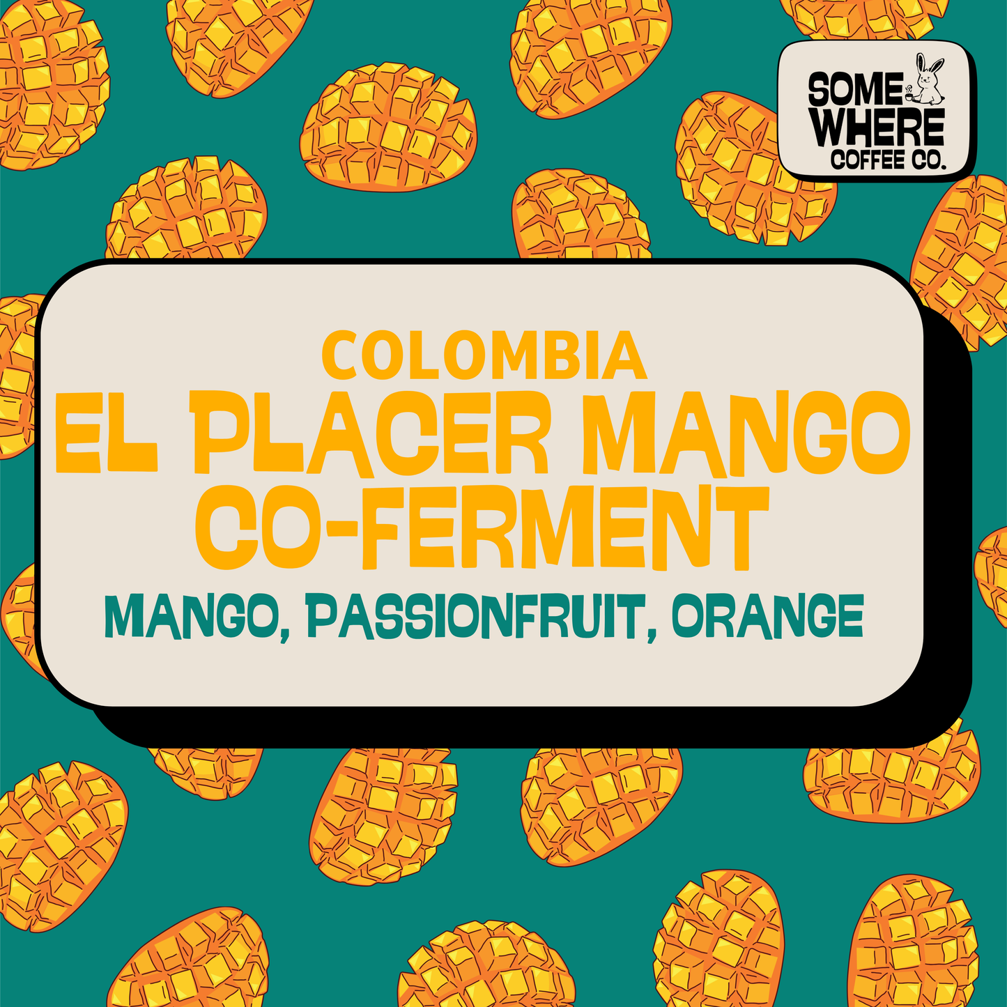Colombia Pink Bourbon Co-Fermented Coffee: El Placer Mango