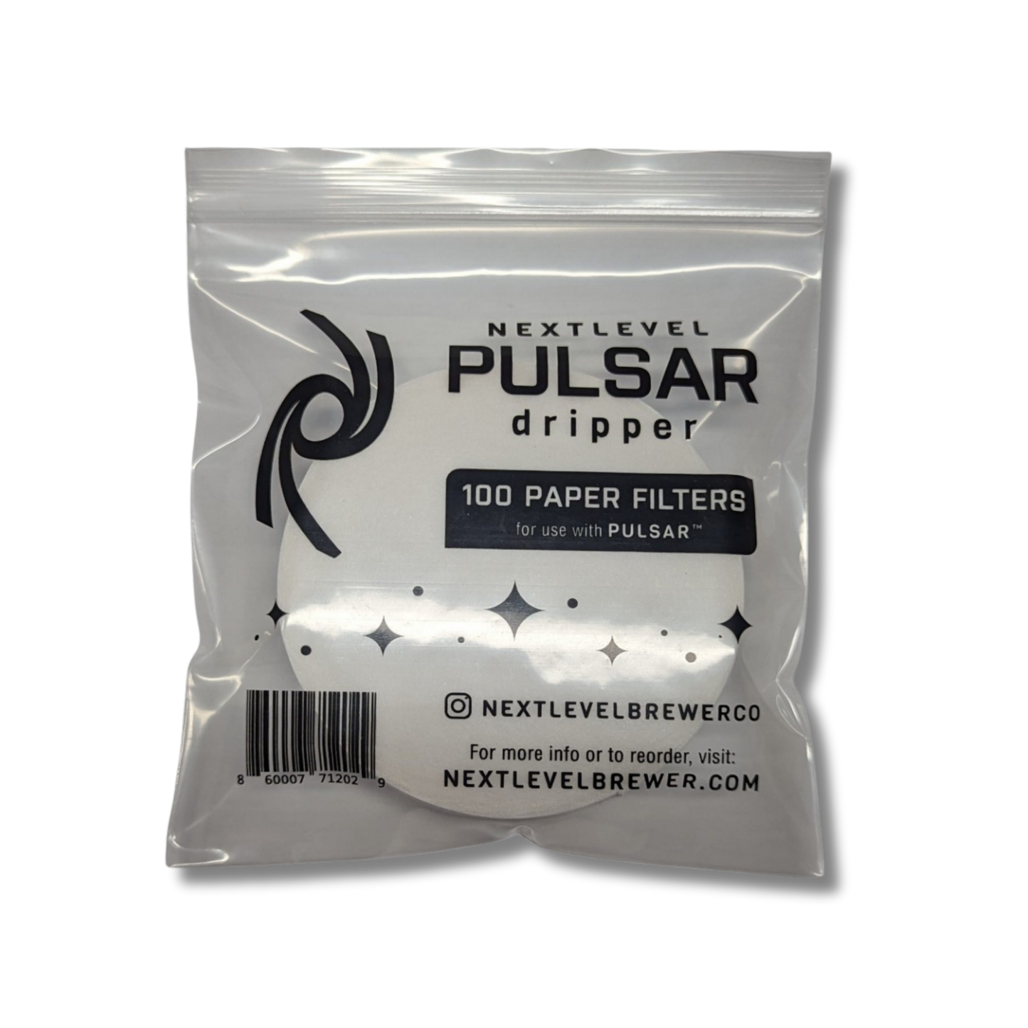 NEXTLEVEL Pulsar Premium Paper Filters (100-Pack)