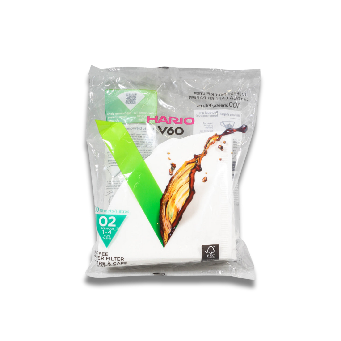 HARIO V60-02 Filters (100-Pack)