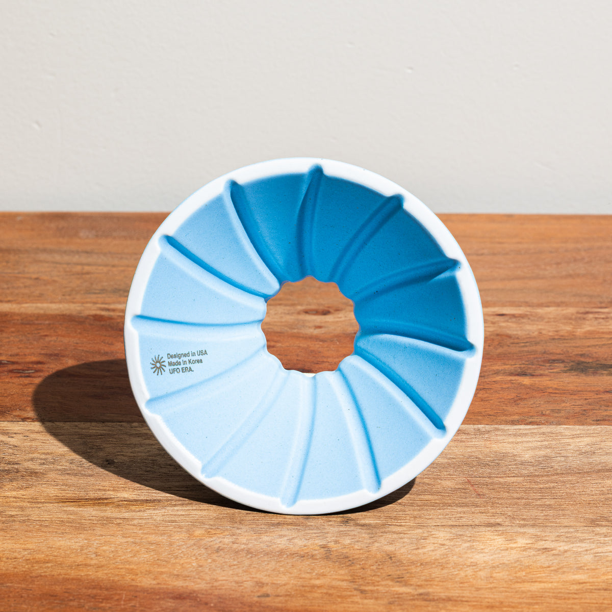 Blue Dripper UFO Ceramic Dripper (Black & Blue) | Buy Now | Somewhere Coffee Co.