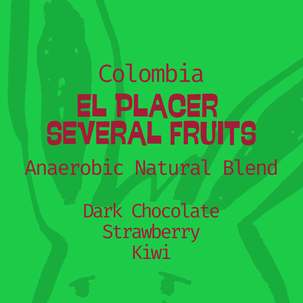 Colombia, El Placer: Several Fruits, Anaerobic Natural Blend in Edmonton, Canada