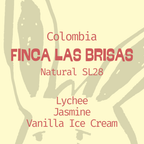 Colombia, Finca Las Brisas: Natural SL28, in Edmonton, Canada.
