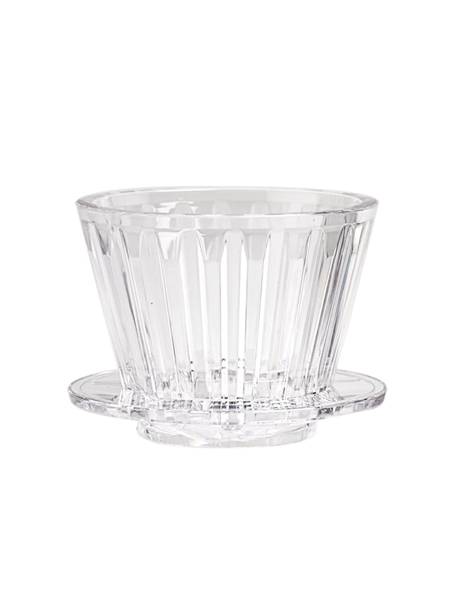 Timemore Crystal Eye B75 plastic pour-over coffee dripper in Clear.