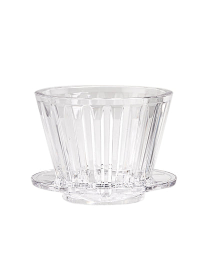 Timemore Crystal Eye B75 plastic pour-over coffee dripper in Clear.